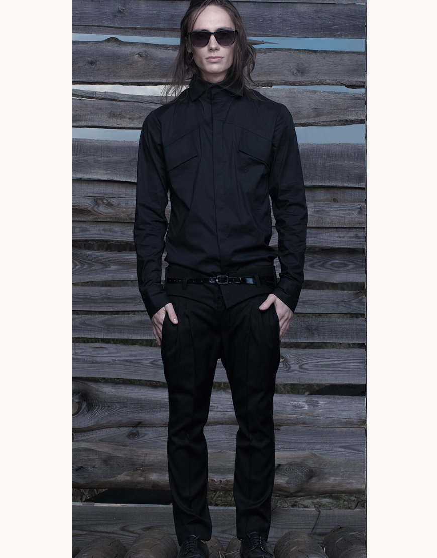 KOVALSKA Рубашка черная | Рубашки | Londonshop